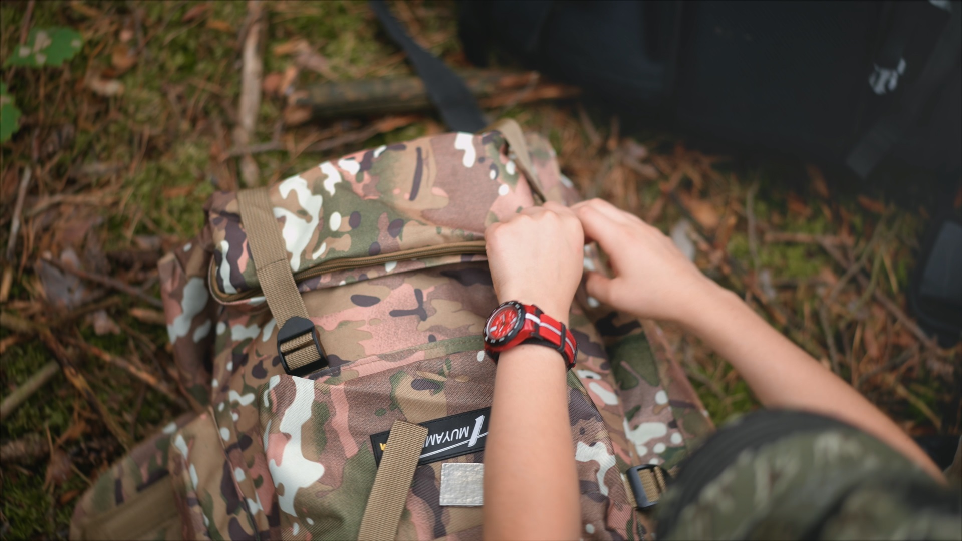 Girl in nature background